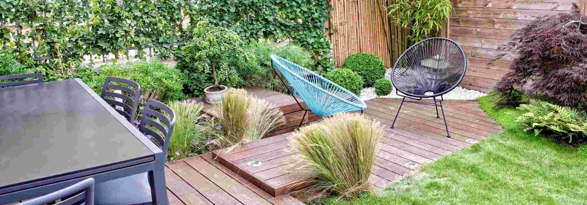 Dekoratives, modernes Gartendesign?