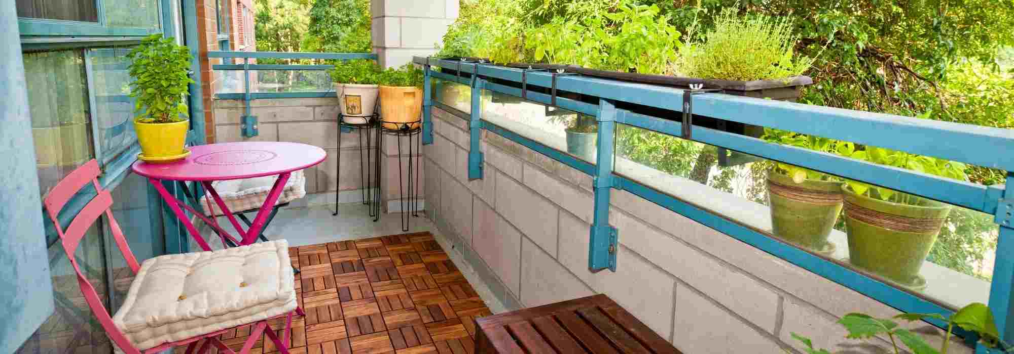 Kleinen Stadtbalkon gestalten?