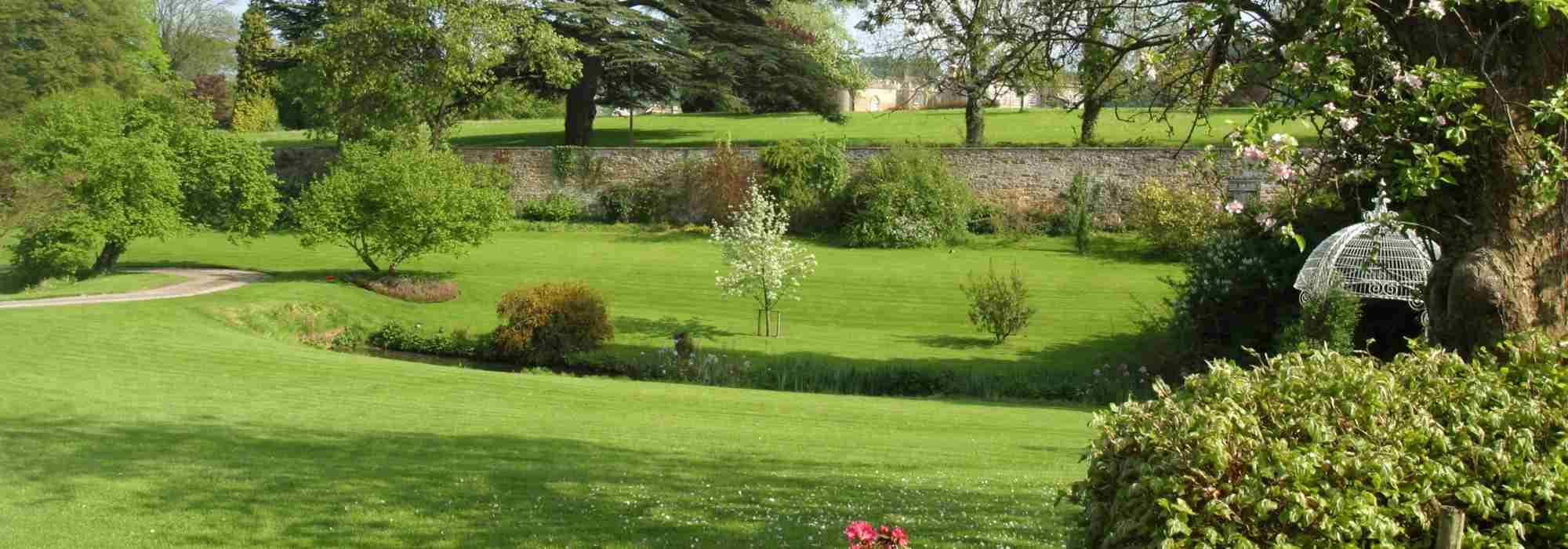 Einen großen Garten anlegen
