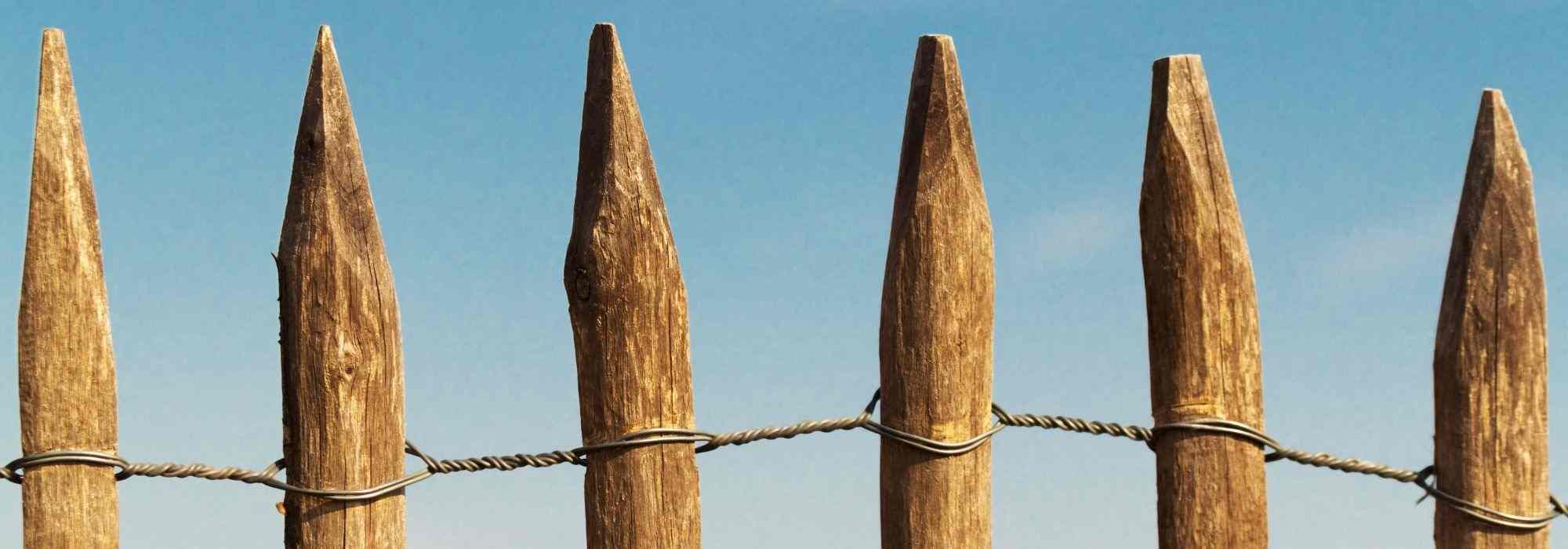 Ganivelle im Garten aufstellen?