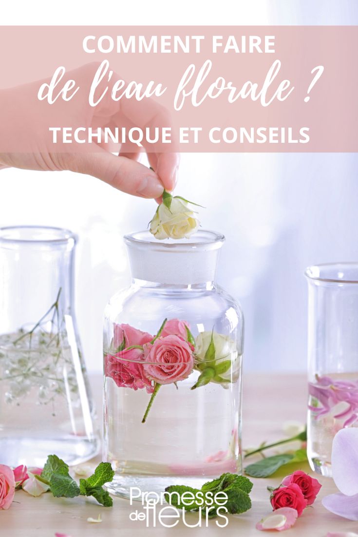 Blumenwasser selbst herstellen