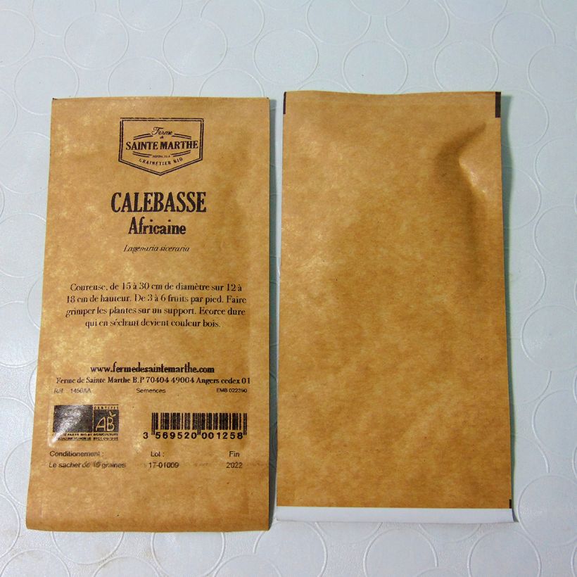 Example of Flaschenkürbis - Lagenaria siceraria per pack of 10 seeds (2g) as you get