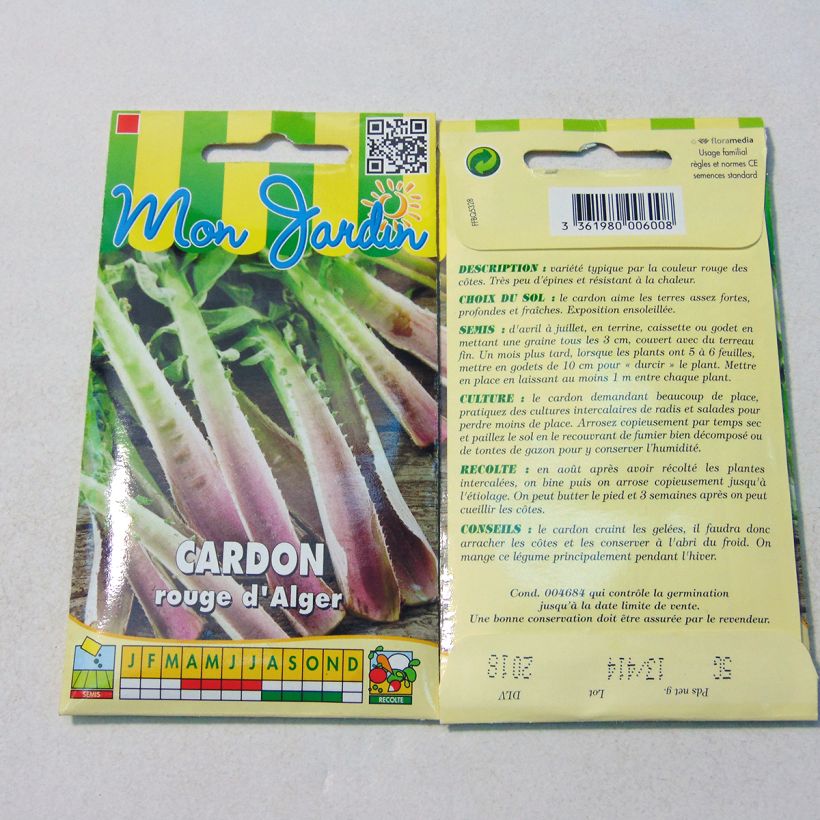 Example of Wilde Artischocke d'Alger - Cynara cardunculus per pack of 50 seeds (2g) as you get