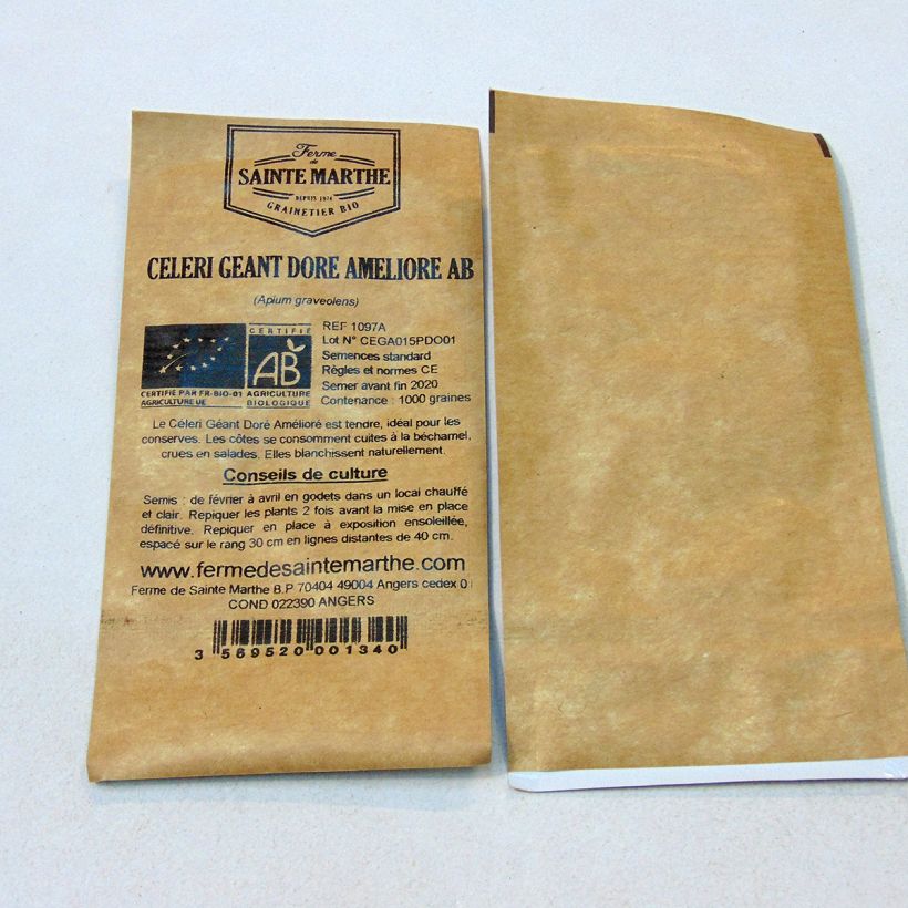 Example of Echter Sellerie Goldener Riese NT per pack of 2500 seeds (3g) as you get