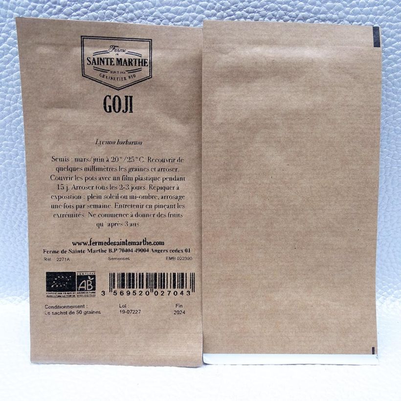 Example of Gemeiner Bocksdorn Bio - Lycium barbarum per pack of 50 seeds as you get