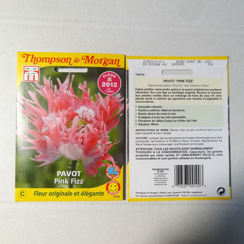Example of Schlafmohn Pink Fizz (Samen) - Papaver per pack of 500 seeds as you get