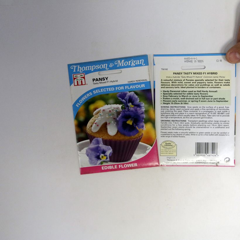 Example of Stiefmütterchen Tasty (Samen) per pack of 18 seeds as you get