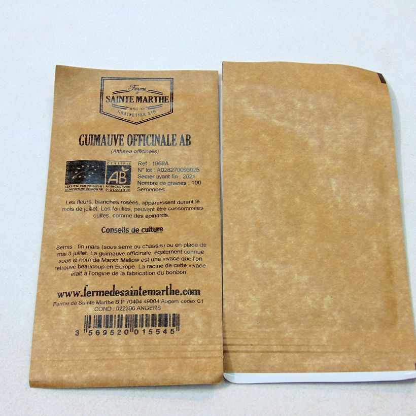 Example of Echter Eibisch Bio - Althaea officinalis per pack of 100 seeds as you get