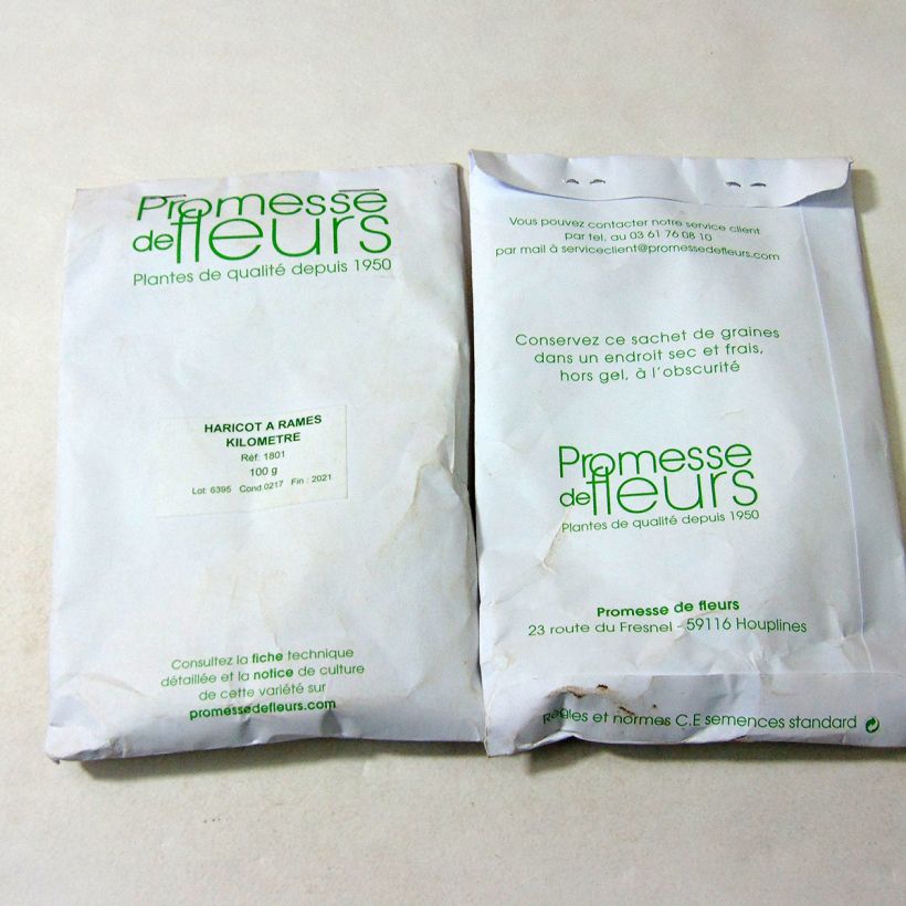 Example of Augenbohne per pack of 450 seeds (100g) as you get