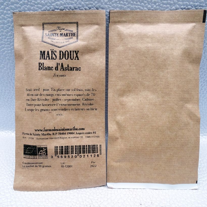 Example of Mais Astarac per pack of 50 seeds as you get