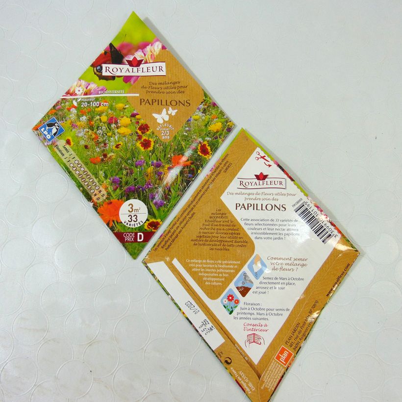 Example of Schmetterlingsmischung - Beutel 3 m2 per 3.5 g seed pack as you get