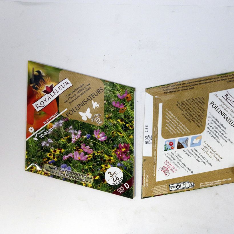Example of Pollinator Lockstoffmischung - Beutel 3 m2 per 3.5 g seed pack as you get