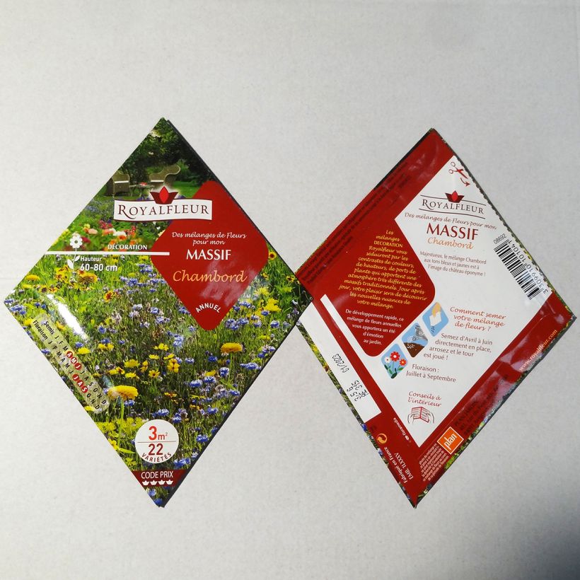 Example of Beetmischung Chambord - Beutel 3 m2 per 3.5 g seed pack as you get