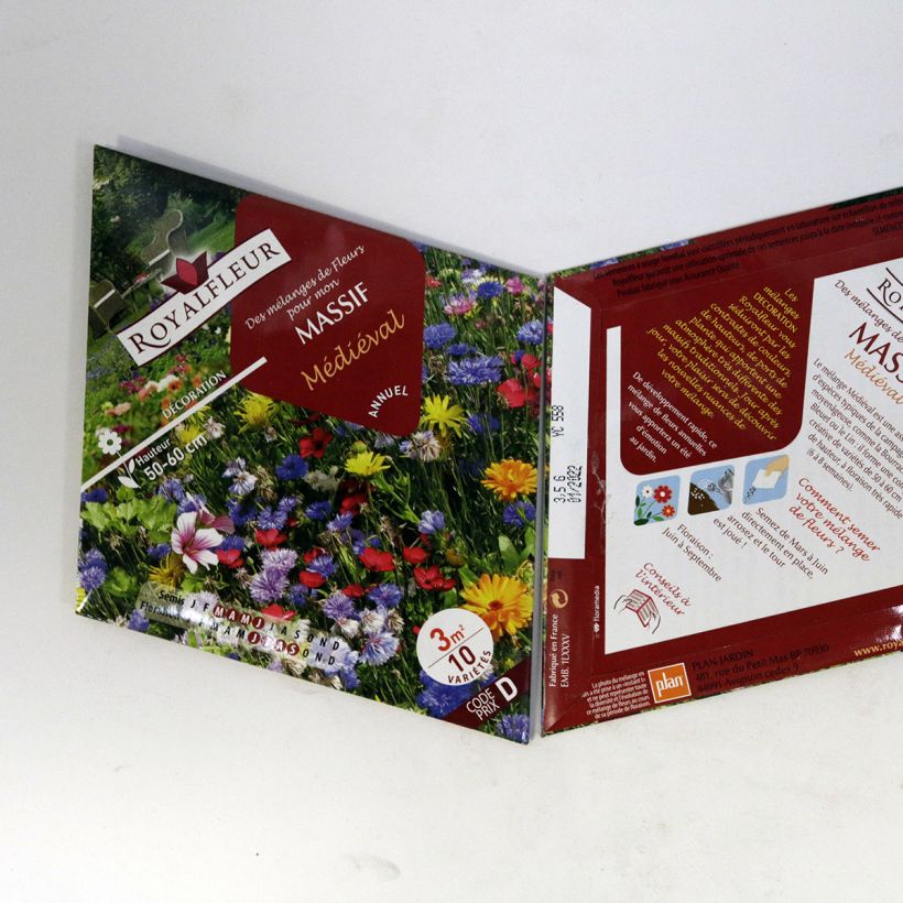 Example of Mischung für mittelalterliches Beet - Beutel 3 m2 per 3.5 g seed pack as you get