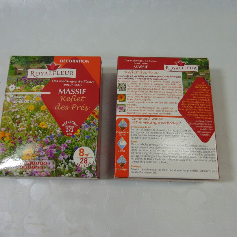 Example of Mischung für Blumenbeete mit Wiesencharakter - Box für 8 m2 per 14 g seed pack as you get