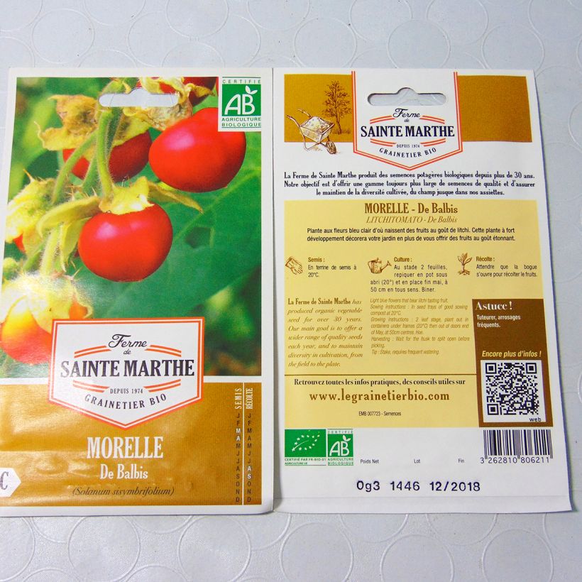 Example of Raukenblättrige Nachtschatten - Solanum sisymbrifolium per pack of 70 seeds as you get