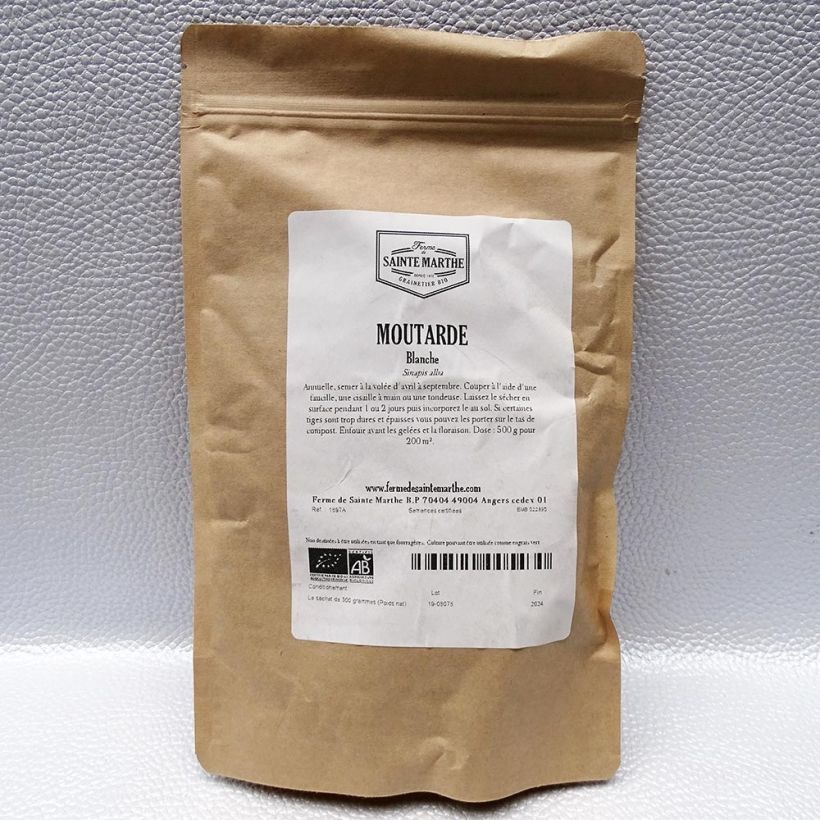 Example of Weißer Senf Bio - Sinapis alba per 150 g seed pack as you get