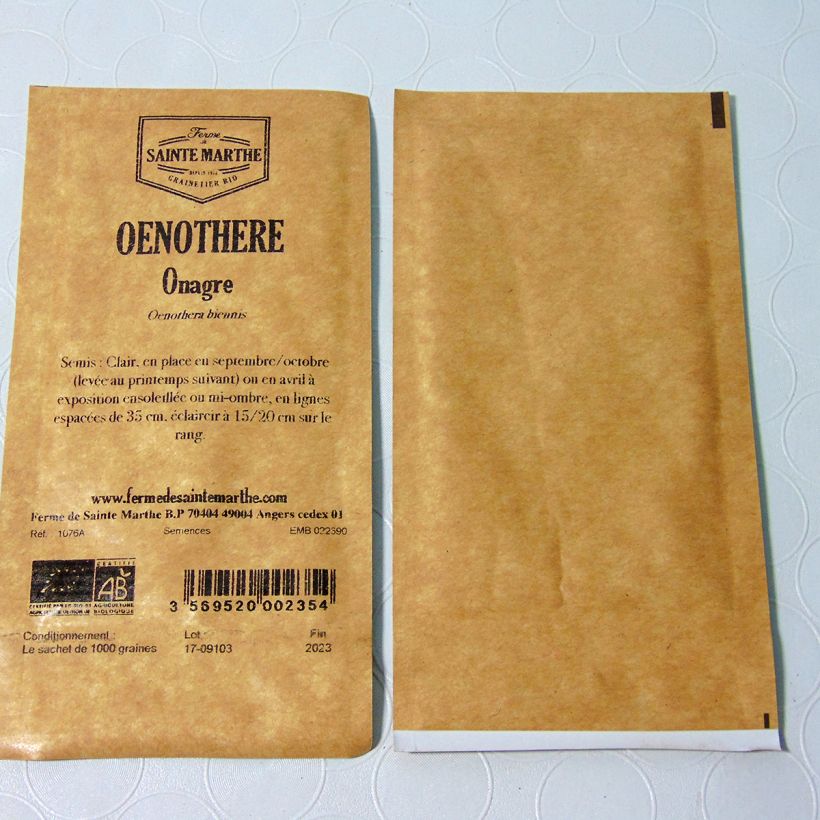 Example of Gewöhnliche Nachtkerze - Oenothera biennis per pack of 1000 seeds as you get