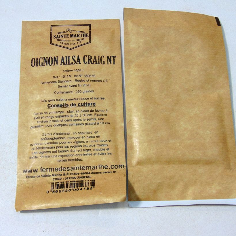 Example of Gemüsezwiebel Ailsa Craig NT- Ferme de Ste Marthe per pack of 250 seeds as you get