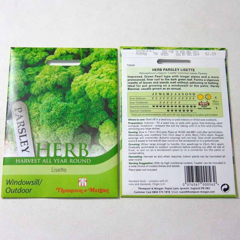 Example of Garten-Petersilie Lisette per pack of 750 seeds as you get