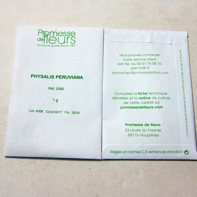 Example of Andenbeere - Physalis peruviana per pack of 1000 seeds (1g) as you get