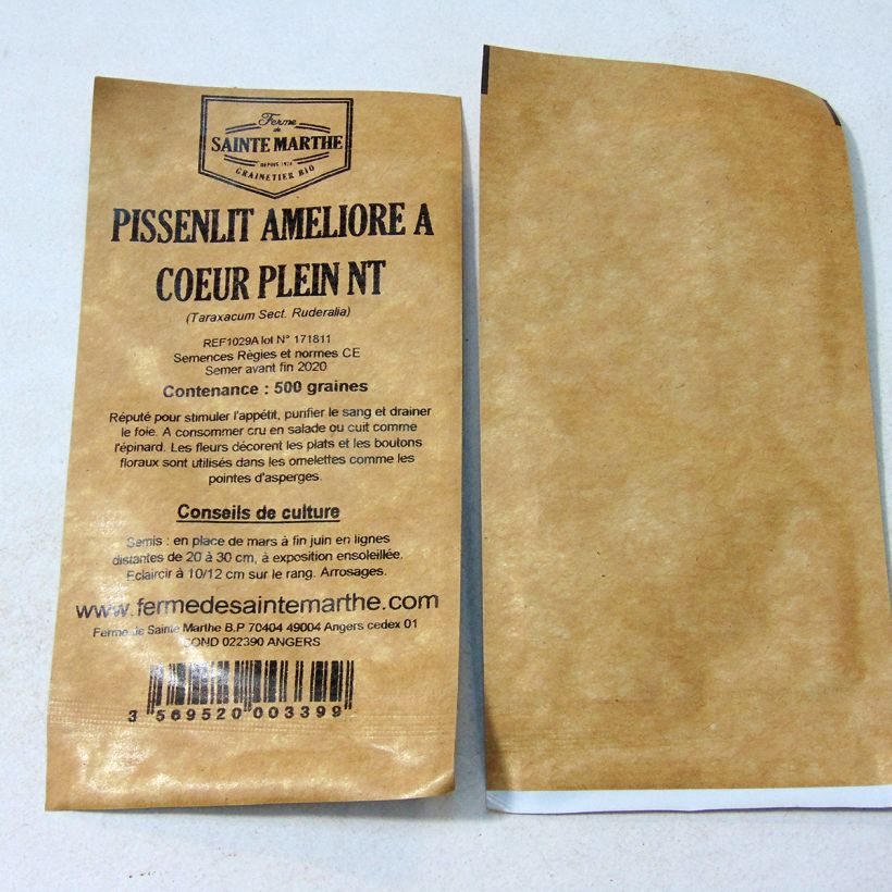 Example of Wiesen-Löwenzähne Cœur Plein amélioré - Taraxacum officinale per pack of 500 seeds as you get