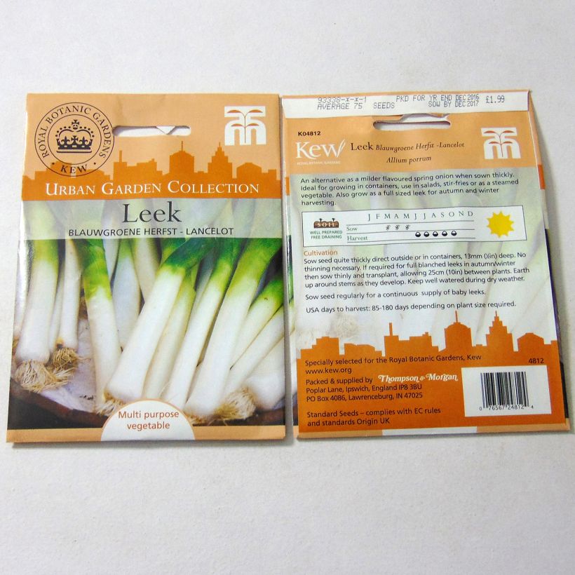 Example of Lauch-Porree Lancelot per pack of 250 seeds as you get