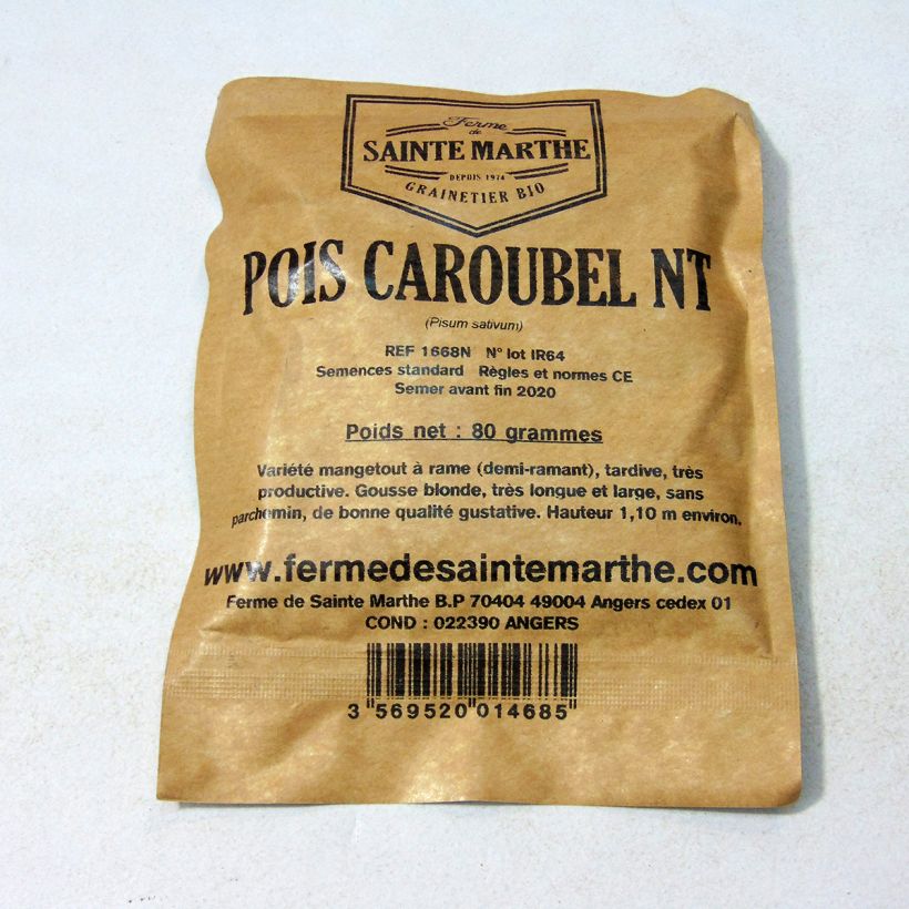 Example of Riesige Erbse Caroubel per pack of 240 seeds (80g) as you get