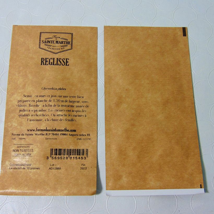 Example of Süßholz - Ferme de Sainte Marthe - Glycyrrhiza glabra per pack of 10 seeds as you get