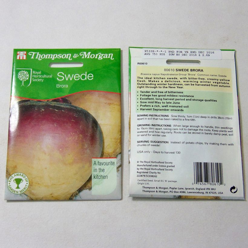 Example of Rübenkohl Brora per pack of 750 seeds as you get
