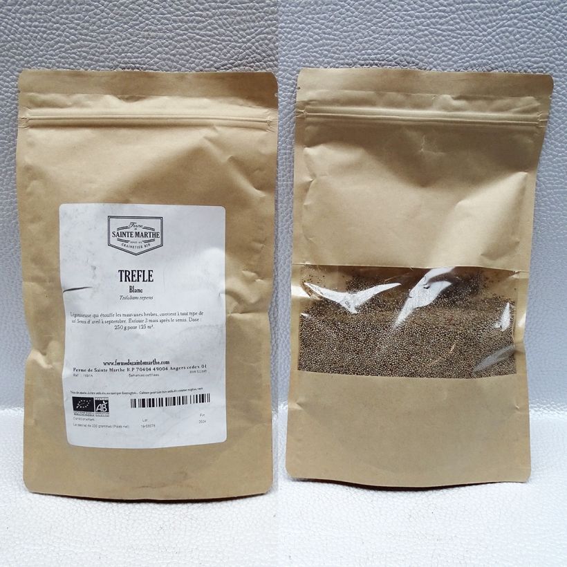 Example of Weiß-Klee (Grüner Dünger) - Trifolium repens per 150 g seed pack as you get