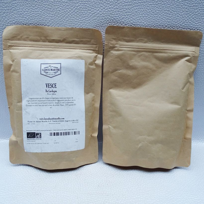 Example of Zottige Wicke per 150 g seed pack as you get
