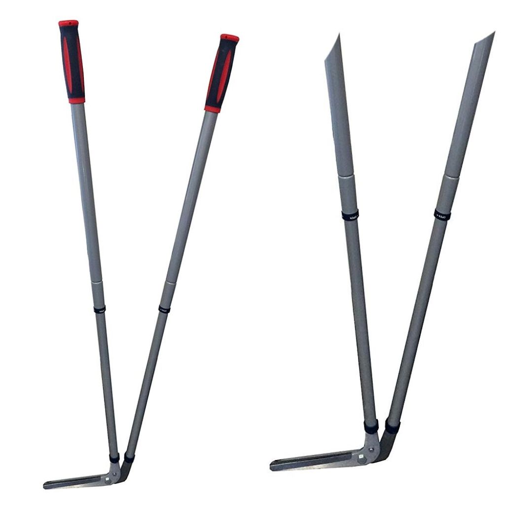 Rasenschere mit abgewinkelten Klingen und ausziehbarem Stiel von Spear & Jackson