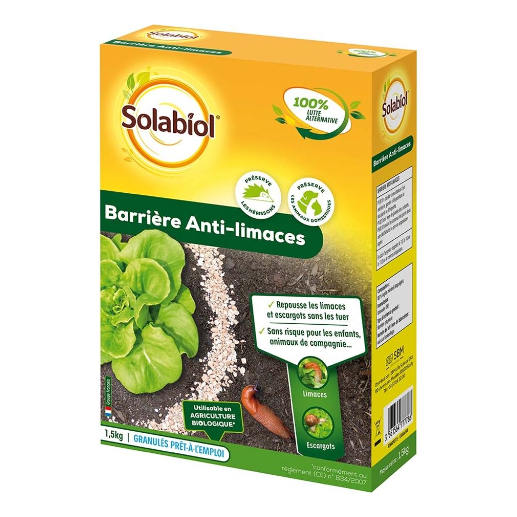 Barriere gegen Schnecken Solabiol