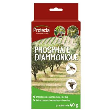 Attraktiv für stechende Fliegen Protecta - Diammoniumphosphat - Packung mit 4 Beuteln à 40g