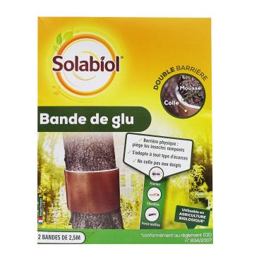 Klebefalle Solabiol Packung mit 2 Streifen à 2,5 m Länge